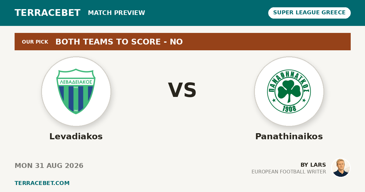 Levadiakos vs Panathinaikos preview by Lars for TerraceBet