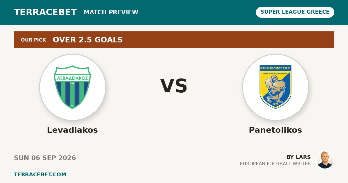 Levadiakos vs Panetolikos preview by Lars for TerraceBet