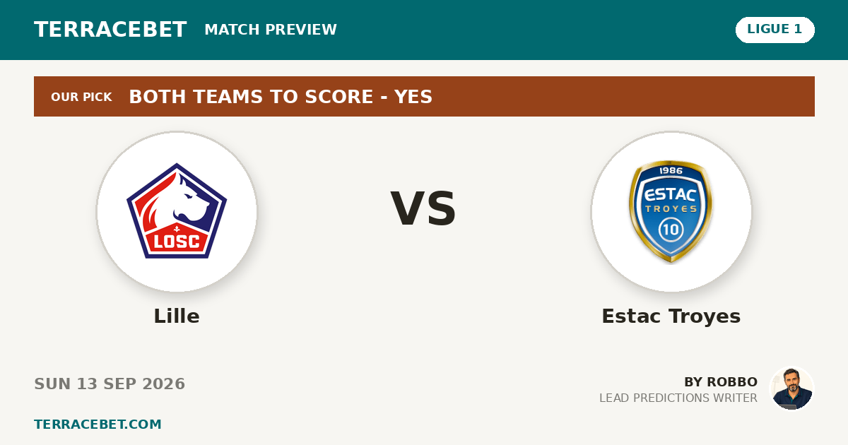 Lille vs Estac Troyes preview by Robbo for TerraceBet