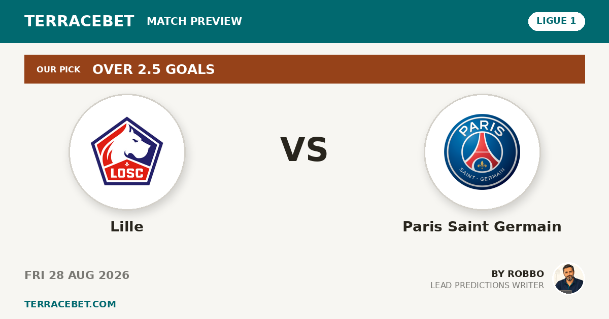 Lille vs Paris Saint Germain preview by Robbo for TerraceBet