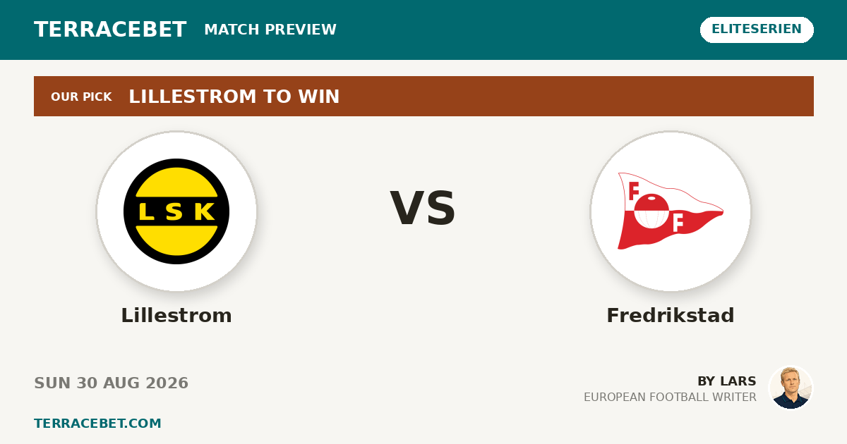 Lillestrom vs Fredrikstad preview by Lars for TerraceBet