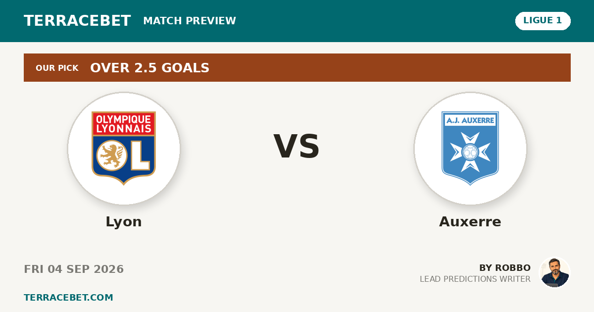 Lyon vs Auxerre preview by Robbo for TerraceBet