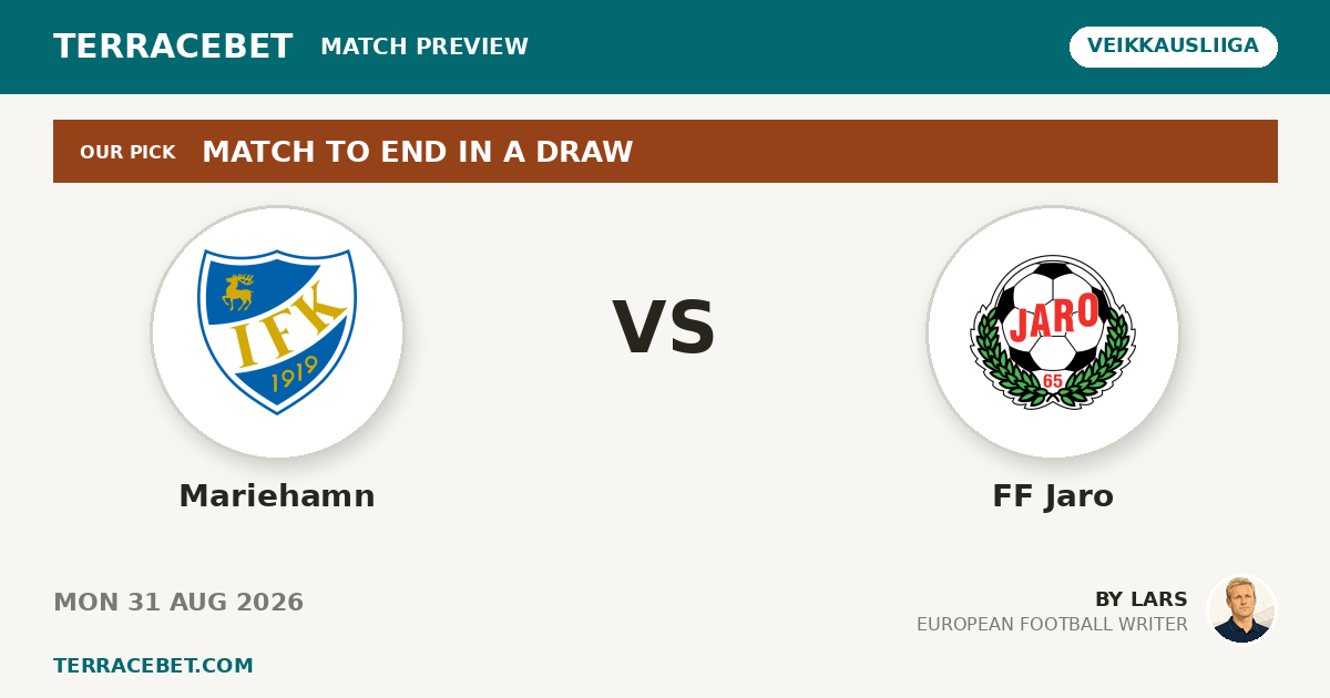 Mariehamn vs FF Jaro preview by Lars for TerraceBet