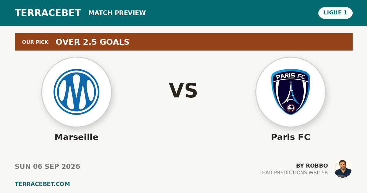 Marseille vs Paris FC preview by Robbo for TerraceBet