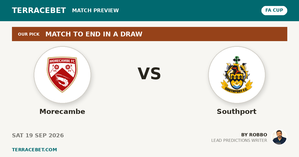 Morecambe vs Southport preview by Robbo for TerraceBet