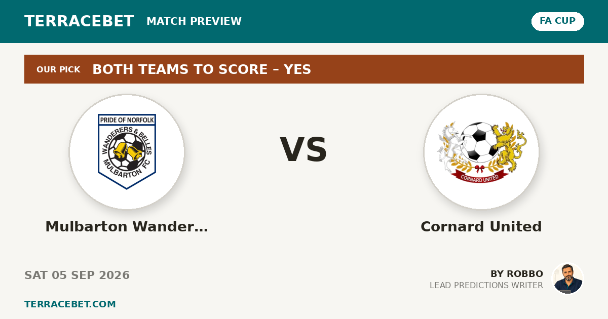 Mulbarton Wanderers vs Cornard United preview by Robbo for TerraceBet