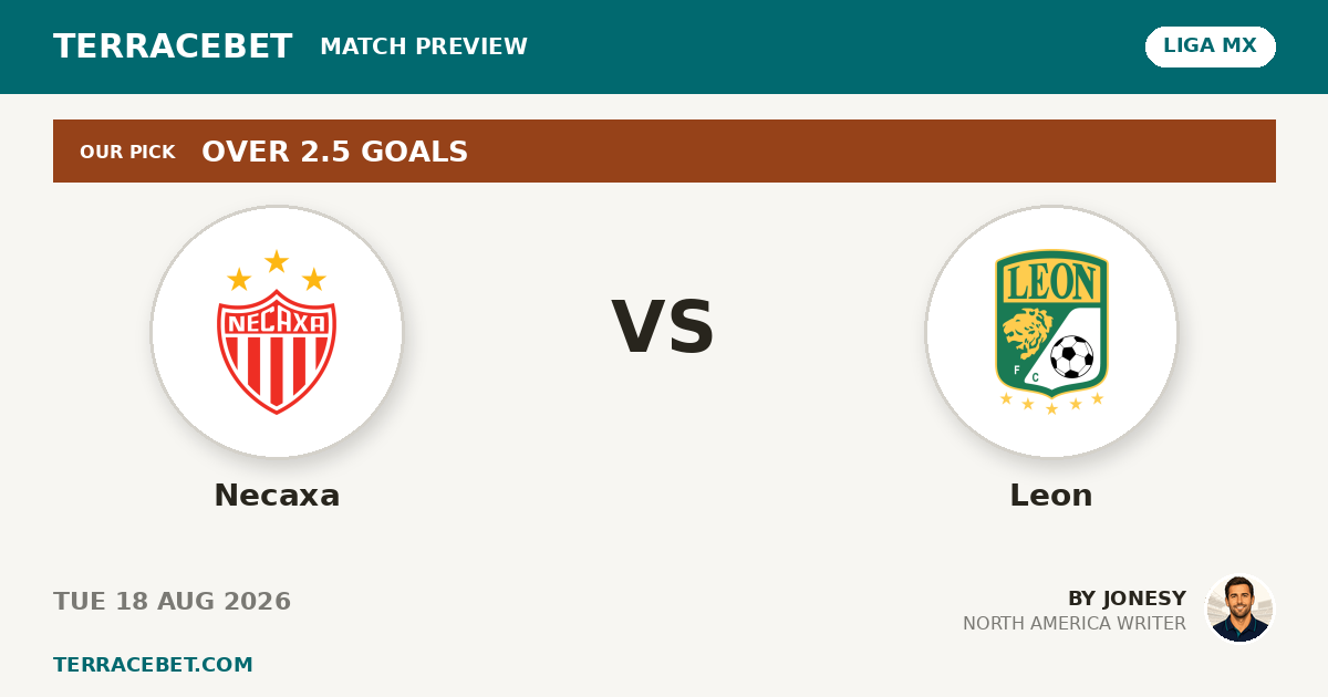 Necaxa vs Leon preview by Jonesy for TerraceBet
