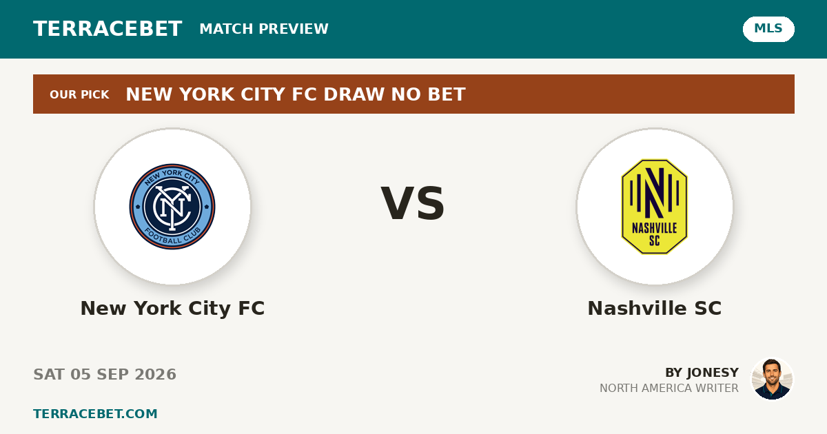 New York City FC vs Nashville SC preview by Jonesy for TerraceBet