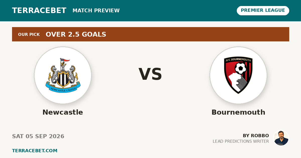 Newcastle vs Bournemouth preview by Robbo for TerraceBet