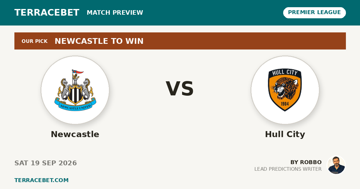 Newcastle vs Hull City preview by Robbo for TerraceBet