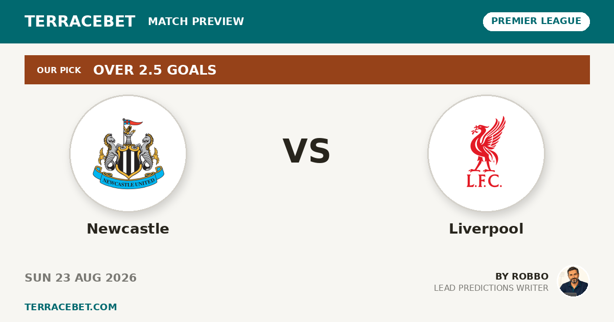 Newcastle vs Liverpool preview by Robbo for TerraceBet