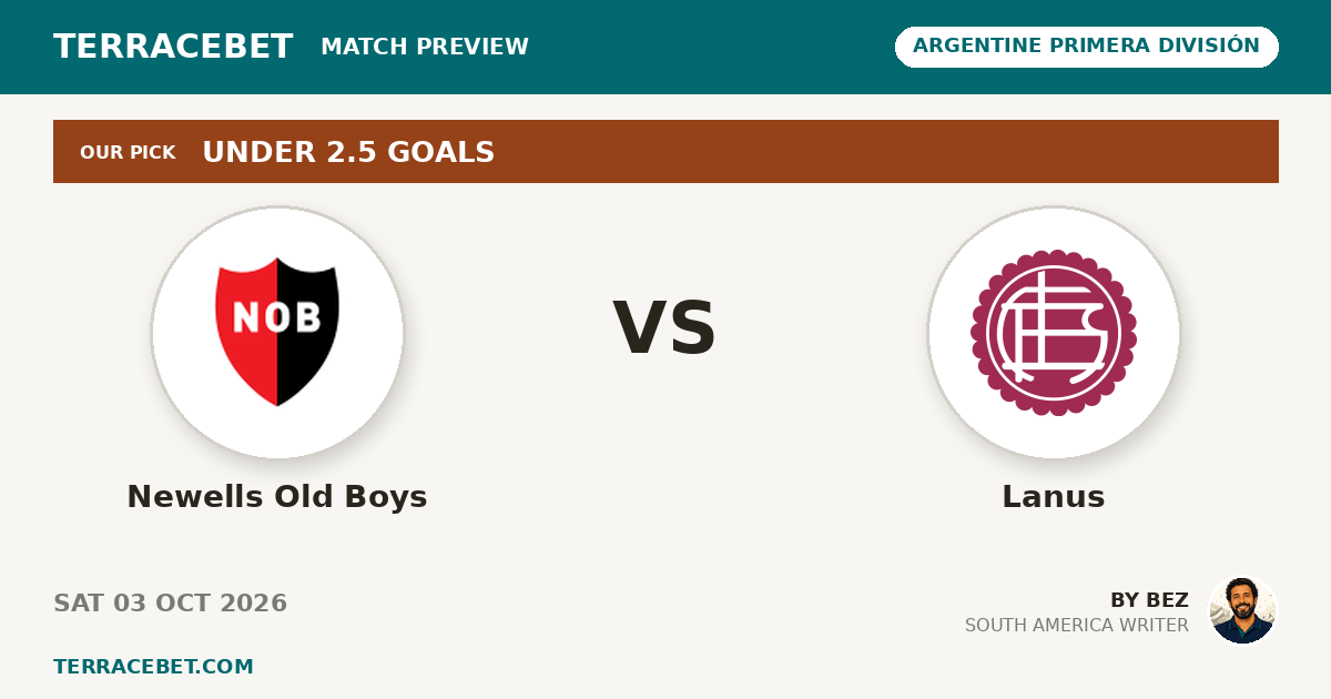 Newells Old Boys vs Lanus preview by Bez for TerraceBet