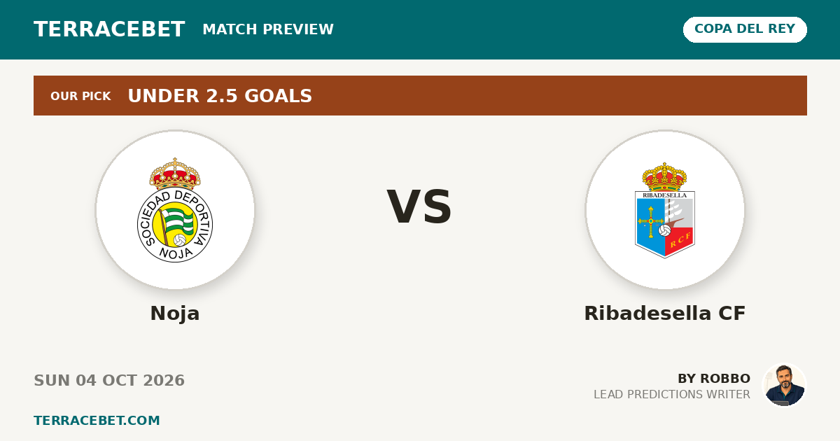 Noja vs Ribadesella CF preview by Robbo for TerraceBet