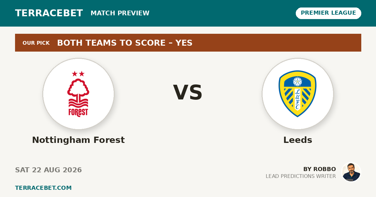 Nottingham Forest vs Leeds preview by Robbo for TerraceBet