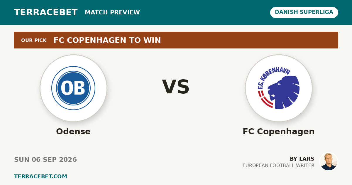 Odense vs FC Copenhagen preview by Lars for TerraceBet