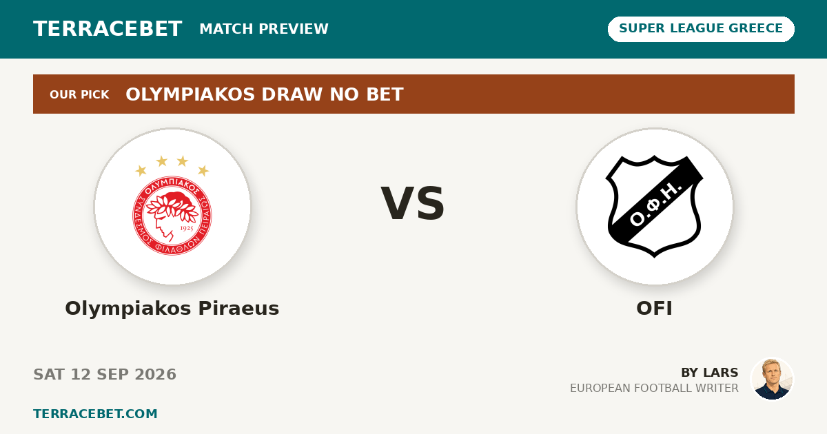 Olympiakos Piraeus vs OFI preview by Lars for TerraceBet