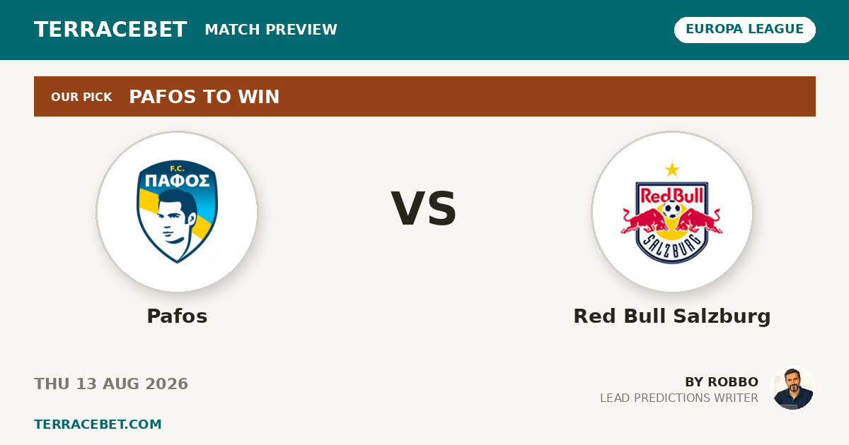 Pafos vs Red Bull Salzburg preview by Robbo for TerraceBet