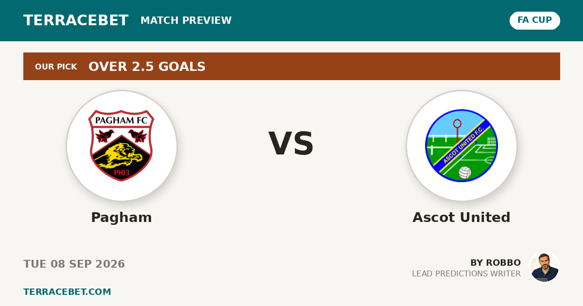 Pagham vs Ascot United preview by Robbo for TerraceBet