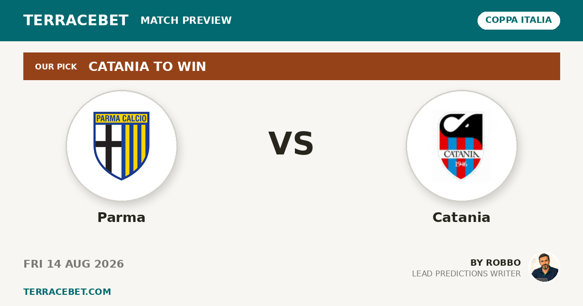 Parma vs Catania preview by Robbo for TerraceBet