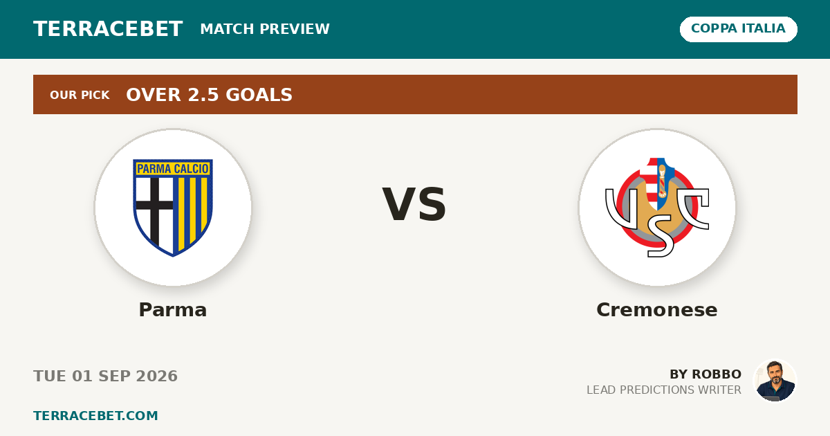 Parma vs Cremonese preview by Robbo for TerraceBet