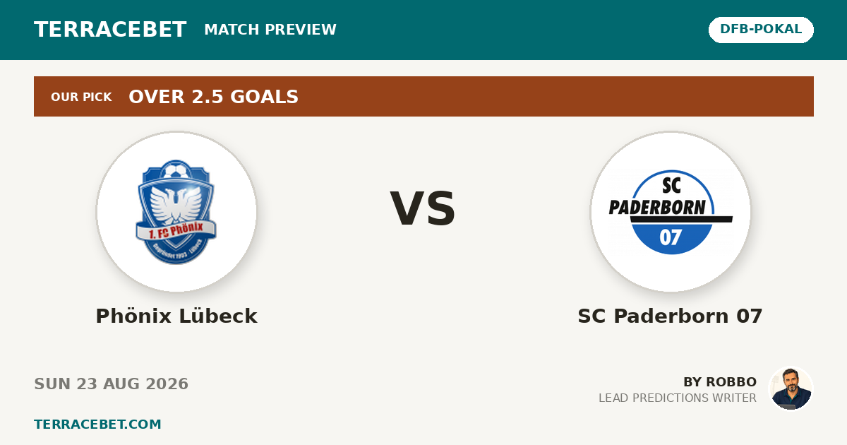 Phönix Lübeck vs SC Paderborn 07 preview by Robbo for TerraceBet