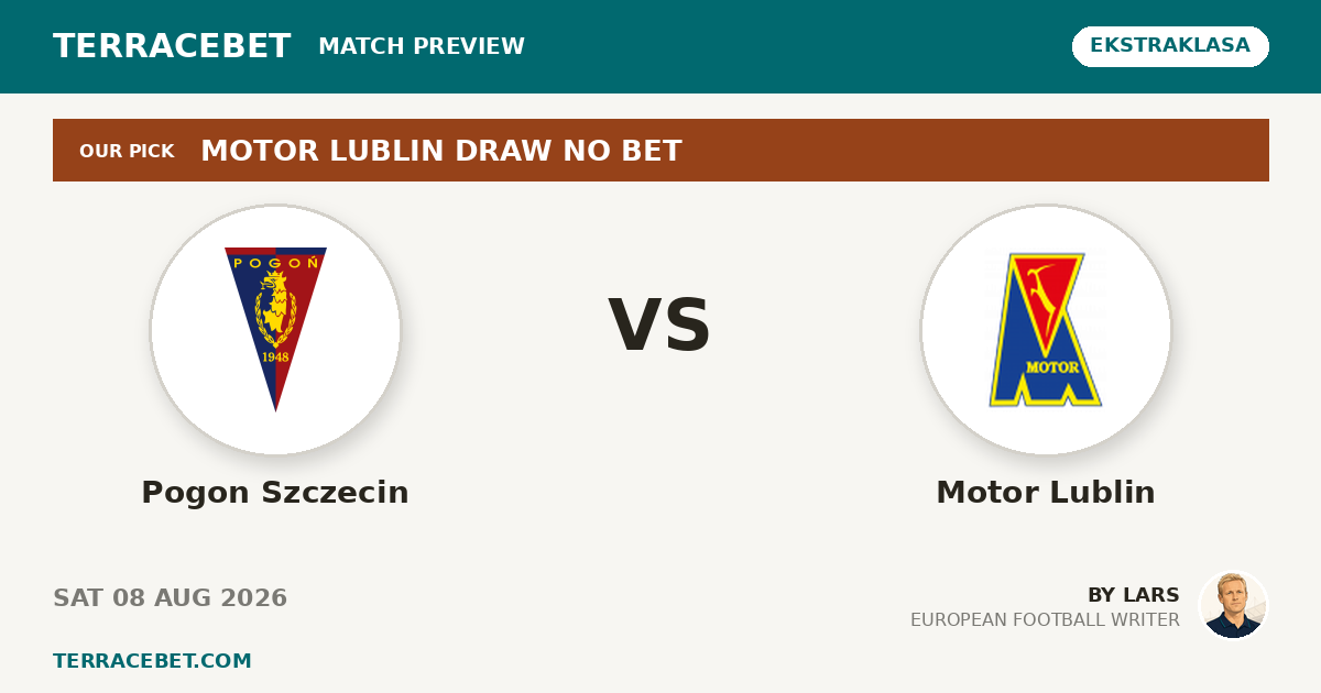 Pogon Szczecin vs Motor Lublin preview by Lars for TerraceBet