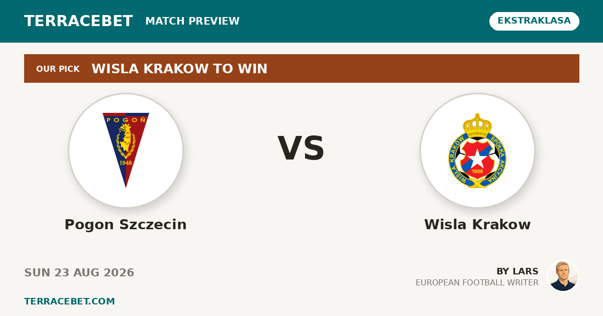 Pogon Szczecin vs Wisla Krakow preview by Lars for TerraceBet