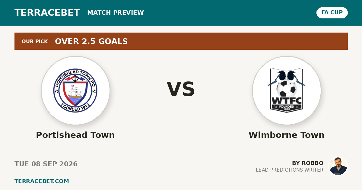 Portishead Town vs Wimborne Town preview by Robbo for TerraceBet