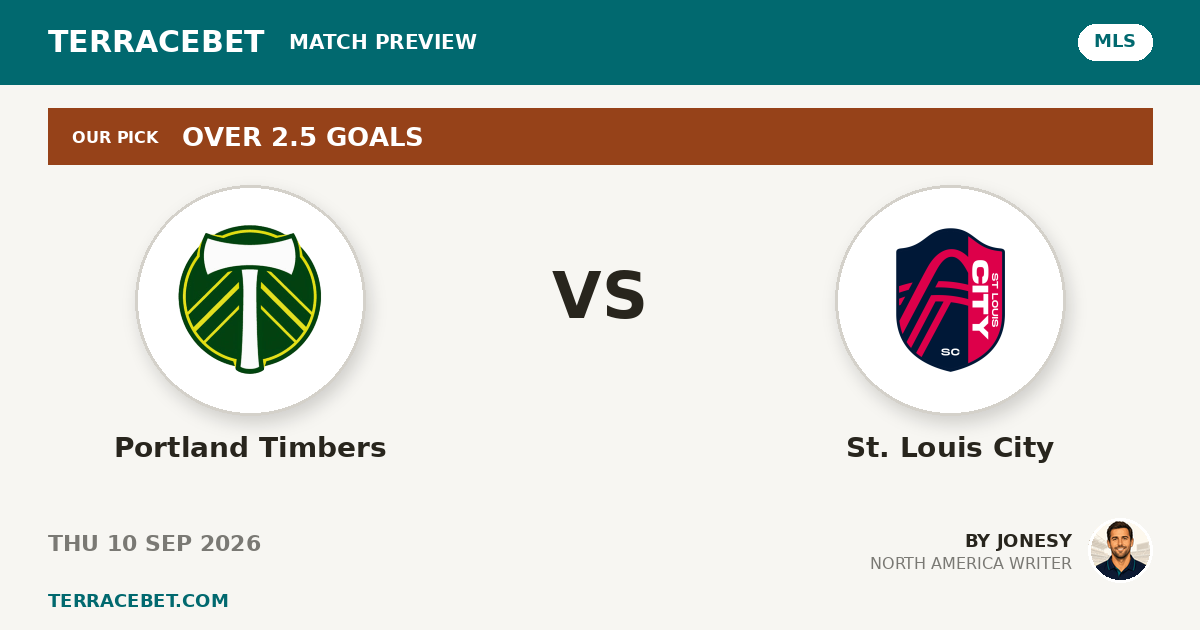 Portland Timbers vs St. Louis City preview by Jonesy for TerraceBet