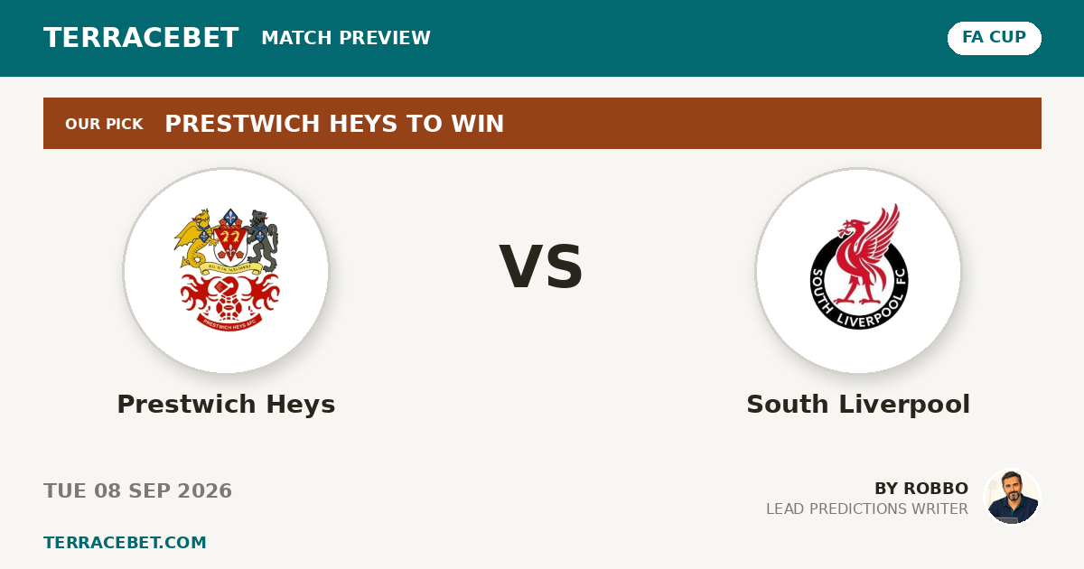 Prestwich Heys vs South Liverpool preview by Robbo for TerraceBet