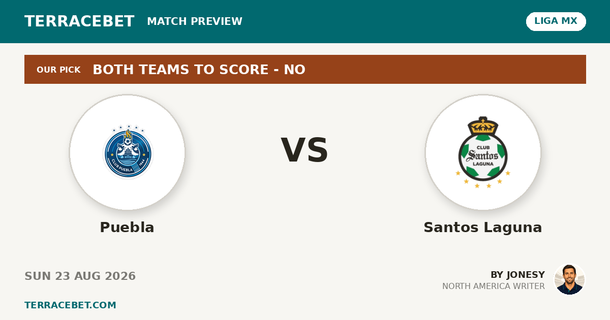 Puebla vs Santos Laguna preview by Jonesy for TerraceBet