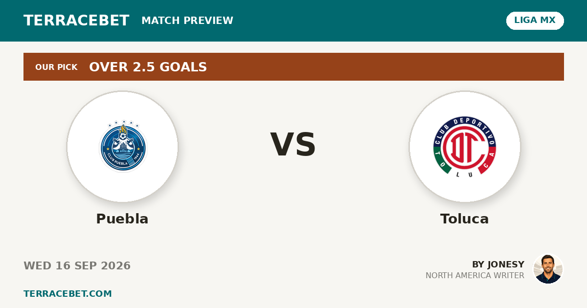 Puebla vs Toluca preview by Jonesy for TerraceBet