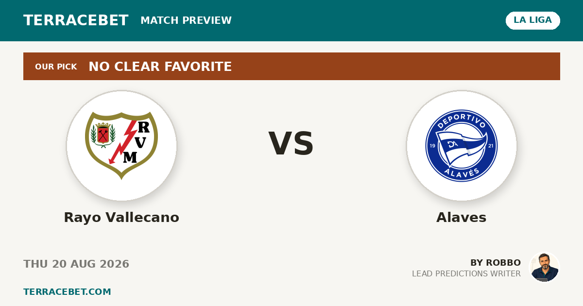 Rayo Vallecano vs Alaves preview by Robbo for TerraceBet