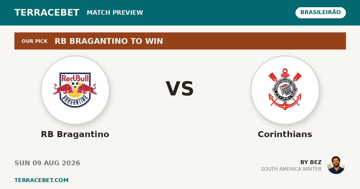 RB Bragantino vs Corinthians preview by Bez for TerraceBet