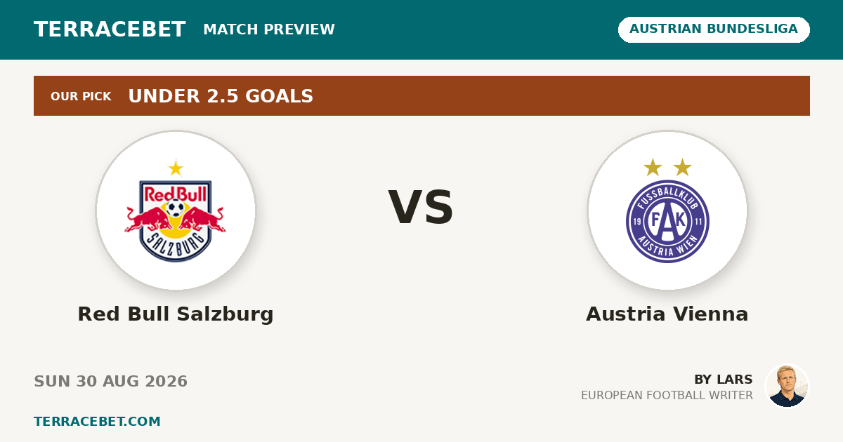 Red Bull Salzburg vs Austria Vienna preview by Lars for TerraceBet