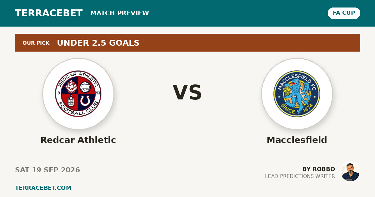 Redcar Athletic vs Macclesfield preview by Robbo for TerraceBet