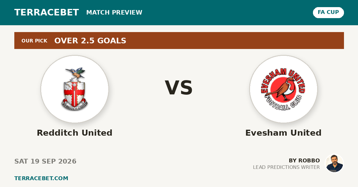 Redditch United vs Evesham United preview by Robbo for TerraceBet