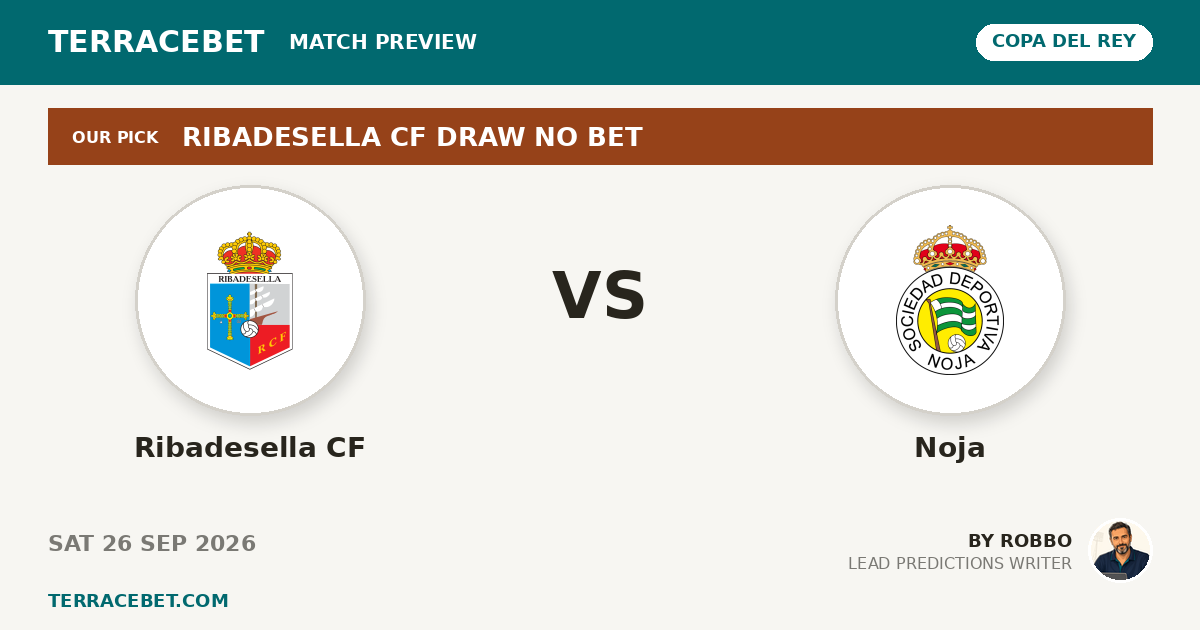 Ribadesella CF vs Noja preview by Robbo for TerraceBet