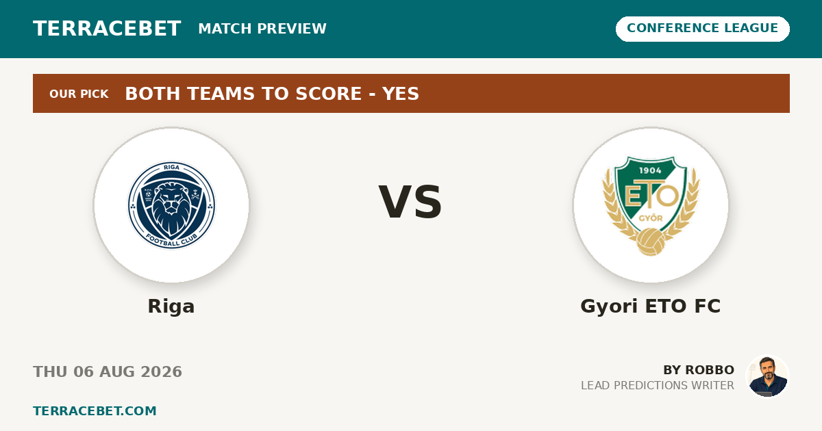 Riga vs Gyori ETO FC preview by Robbo for TerraceBet