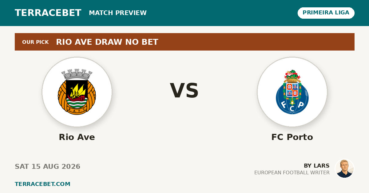 Rio Ave vs FC Porto preview by Lars for TerraceBet