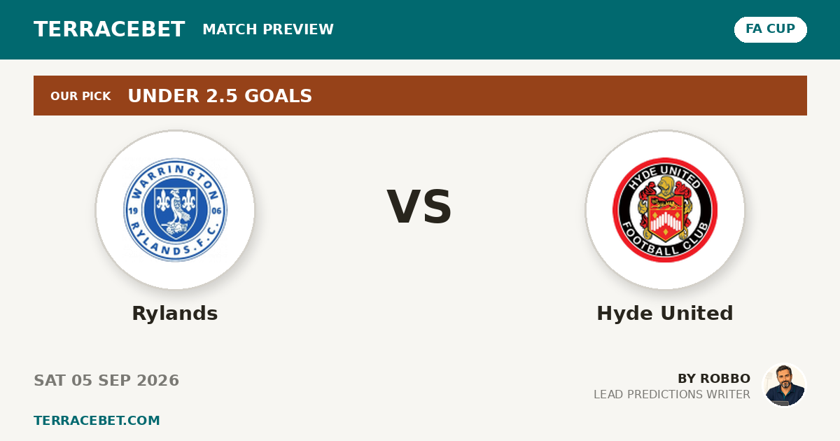 Rylands vs Hyde United preview by Robbo for TerraceBet