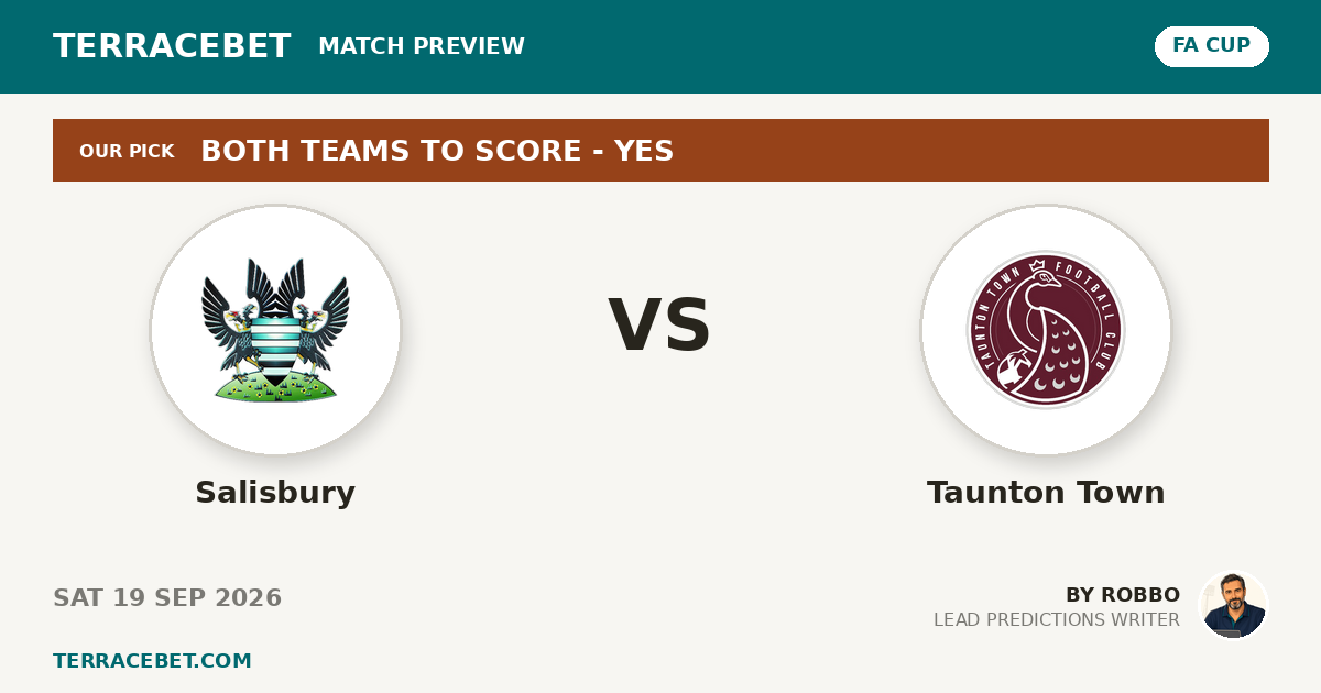 Salisbury vs Taunton Town preview by Robbo for TerraceBet