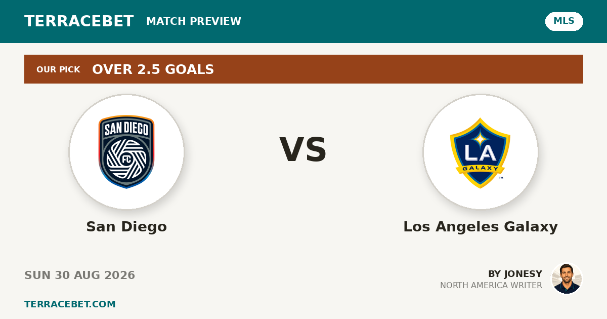 San Diego vs Los Angeles Galaxy preview by Jonesy for TerraceBet