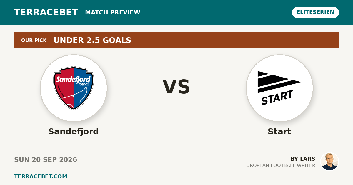 Sandefjord vs Start preview by Lars for TerraceBet