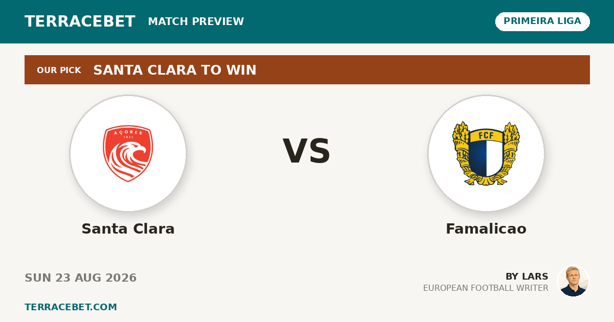 Santa Clara vs Famalicao preview by Lars for TerraceBet