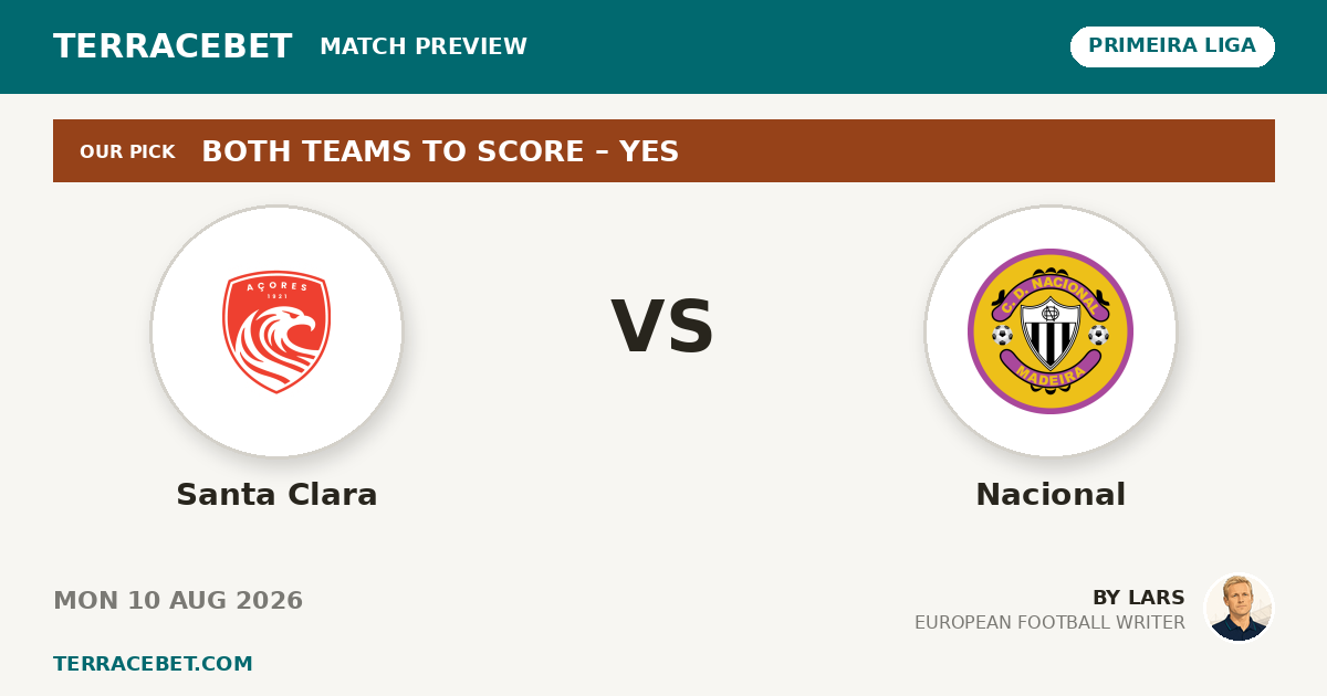 Santa Clara vs Nacional preview by Lars for TerraceBet