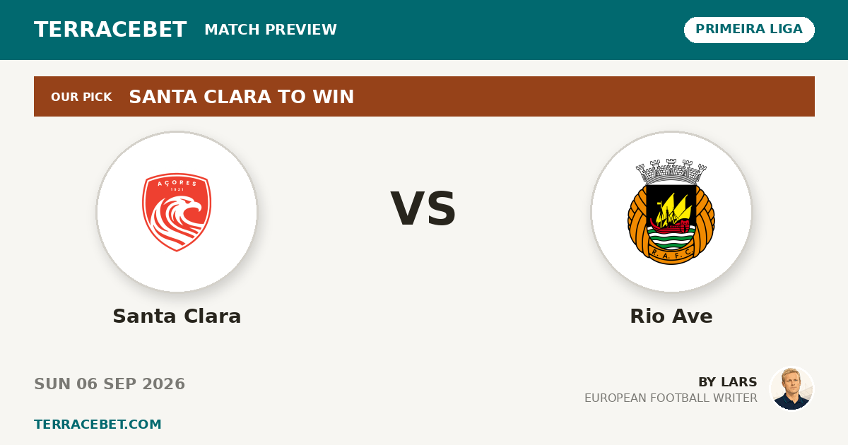 Santa Clara vs Rio Ave preview by Lars for TerraceBet