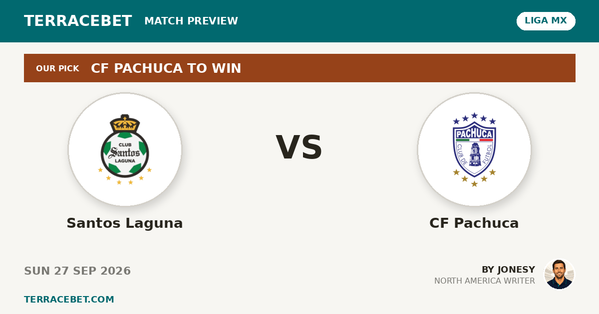 Santos Laguna vs CF Pachuca preview by Jonesy for TerraceBet