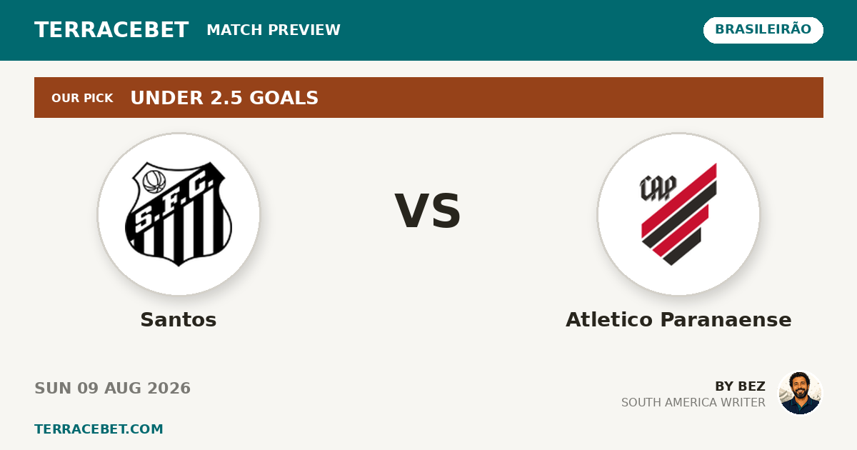 Santos vs Atletico Paranaense preview by Bez for TerraceBet