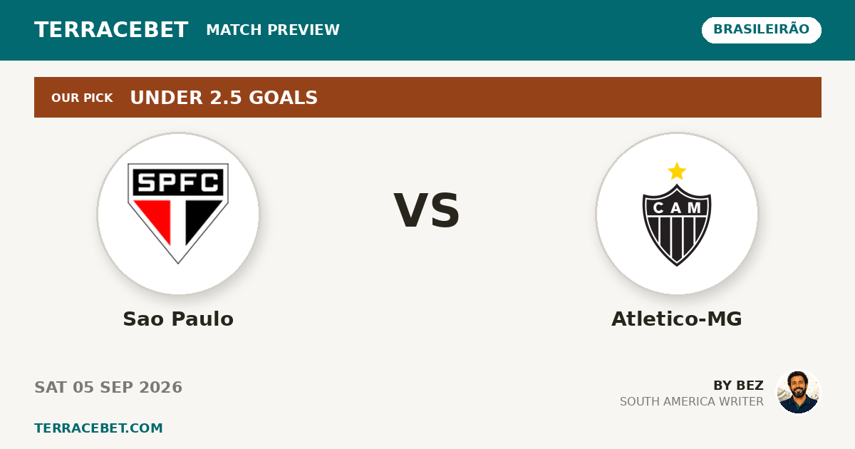 Sao Paulo vs Atletico-MG preview by Bez for TerraceBet